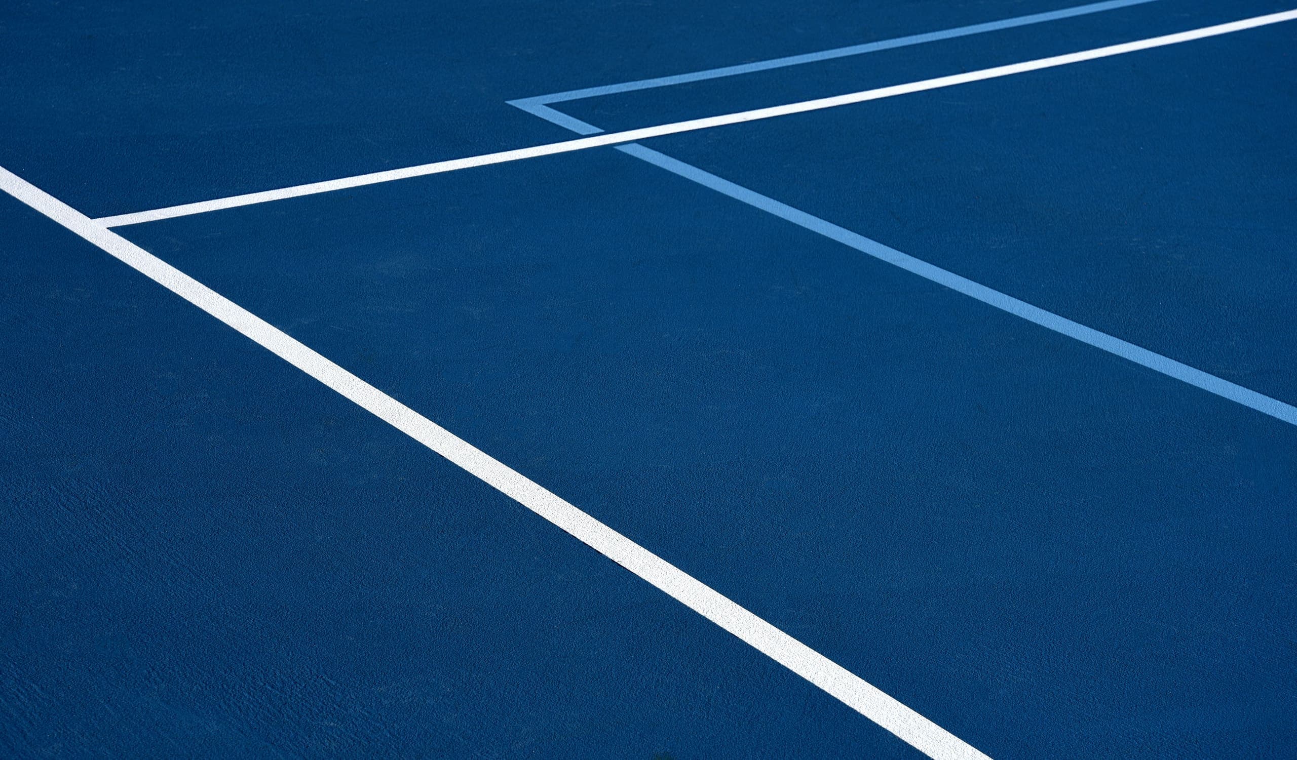 Cancha de pádel azul